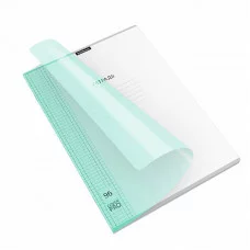 Тетрадь общая ученическая с пластиковой обложкой на скобе ErichKrause Классика CoverPrо Pastel, мятный, А4, 96 листов, клетка 56418
