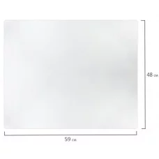 Коврик-подкладка настольный 480х590 мм, матовый, 0,8 мм, BRAUBERG, 238303, 1708485901