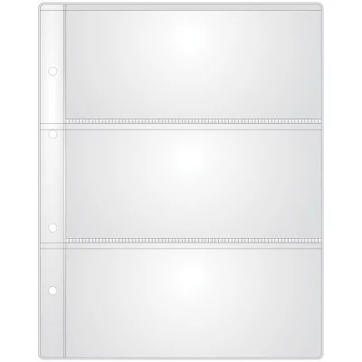 Лист для альбома OfficeSpace "Optima" на 3 боны 185*80, 120мкм Спейс 220195