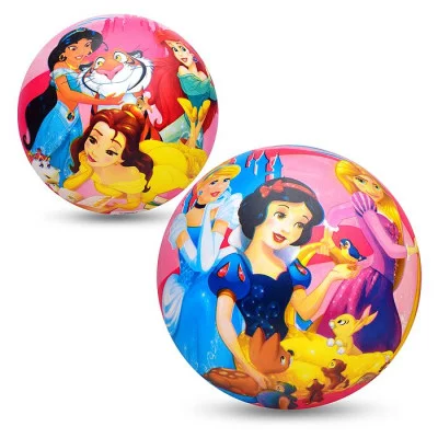 Мяч пвх 23 см "Принцессы" полноцвет, в сетке FD-9(NPRS)-2