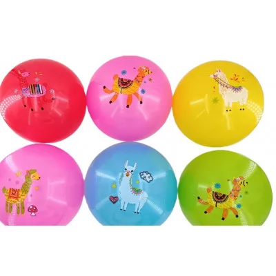 Надувной мяч "Ламы" (22 см, цвет микс, пакет) ( Арт. GQ527-11)   GQ527-11