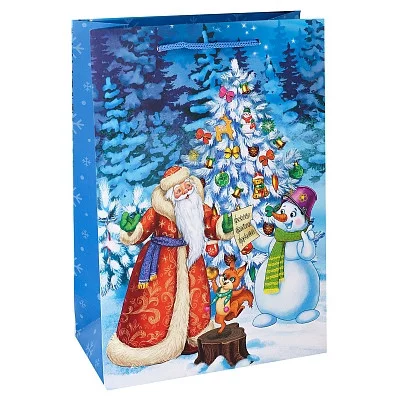 Dream cards Пакет подарочный с матовой ламинацией 22x31x10 см (ML) Новогодний концерт,210г ПКП-6135