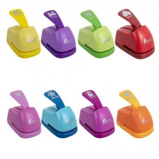 Дырокол фигурный 1 шт., диаметр вырубки 16 мм, рисунок ассорти ОСТРОВ СОКРОВИЩ, 665225