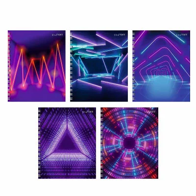 Тетрадь А5 96л "Неоновые лучи" КанцЭксмо ТС968850