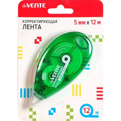 Корректирующая лента 5мм*12м фронтальный аппликатор блистер е/п DEVENTE 4062108 340688