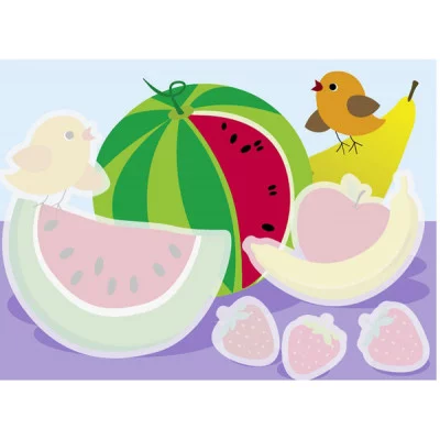 Многоразовые водные раскраски. Выпуск 9 (Фрукты) Стрекоза  978-5-9951-3996-6