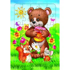 Игра настольная пазл Медвежонок 0+