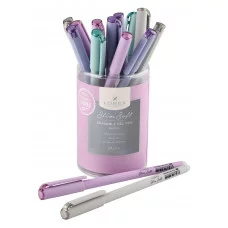 Ручка гелевая стираемая LOREX PASTEL Slim Soft 0,5 мм синий 1 шт ultra-soft touch 211850