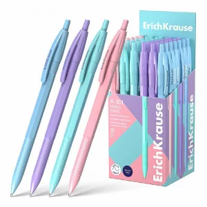 Ручка шариковая автоматическая ErichKrause R-301 Matic Pastel 0.7, цвет чернил синий 60982