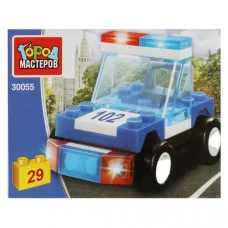 Конструктор полицейская машина, 29 дет. Город мастеров 30055-PZ