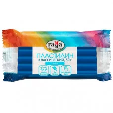 Пластилин 50г "Классический" синий ГАММА 270818_13 040760