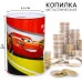 Копилка На первую машину, Тачки 6,5 см х 6,5 см х 12 см 5187371