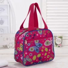 7923 Д Сумка детская, 23*10*20, отд на молнии, н/карман, бабочки розовый 4491373