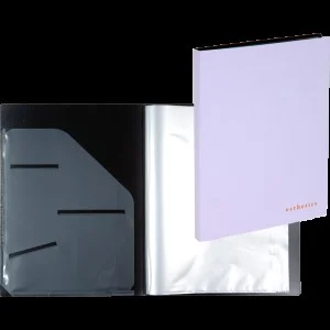 Папка 20ф А5 "deVENTE. Esthetics" полипропилен 700 мкм, лавандово-пепельная, фактура "soft-touch" вк 3101536