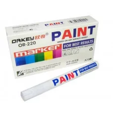 Маркер-краска Orkey CC-140/ВY-38/BH-151 белый, OR-220 128920