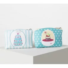 Кошелек дет 13-01-13 Сладости, 9*2*7, отд на молнии, микс 5066534