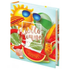 Фотоальбом BRAUBERG "Здравствуй, лето" на 200 фото 10х15 см, твердая обложка, термосварка, 391170