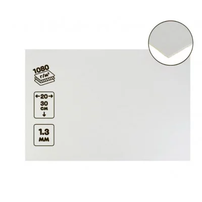 Картон пивной 1.3 мм, 1080 г/м2. 20*30 см цена за 1шт (Россия) 9586788