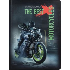 Бизнес-блокнот А5 80л. СТРЕМИТЕЛЬНЫЙ БАЙКЕР Б80-6762 7БЦ ТМ Collezione ПП-00189889