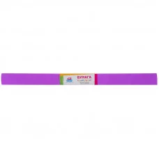 Бумага крепированная ArtSpace, 50*200см, 30г/м2, сиреневая, в рулоне 267830