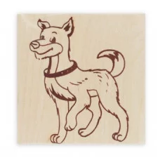 Заготовка деревянная для выжигания. 15х15 см. СОБАКА (Арт. НР-8349)