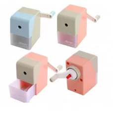 Точилка механическая Alingar, "Офис", 1 отверстие, пластиковый корпус, цвета ассорти, инд. упаковка, 48*88*90 мм AL11200