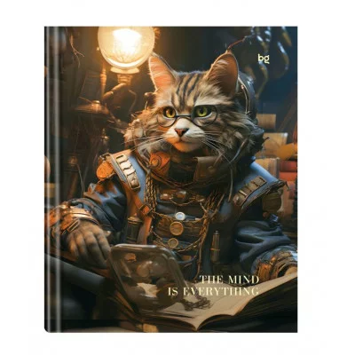 Тетрадь на кольцах А5, 120л., BG "Стимпанк", глянцевая ламинация 367493