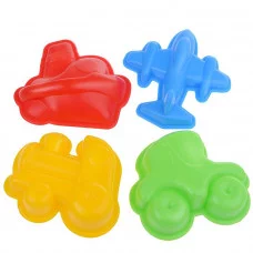 Формы для песка "Транспорт" (4 шт) (европодвес) У478