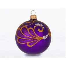 Елочное украшение, шар Ш4 "Вариация" Д75мм С2088