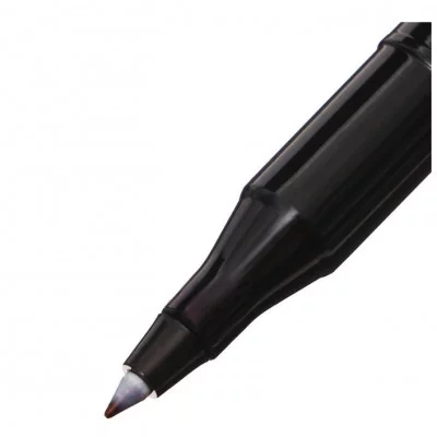 Маркер перманентный лабораторный Luxor "OHP 910" черный, пулевидный, 0,7мм 361660