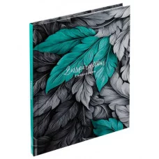 ЕЖЕДНЕВНИК А5,80л. ПЕРЬЯ В ЦВЕТЕ (80-0393) 7БЦ,контраст,цв.мел обл,недатир 80-0393