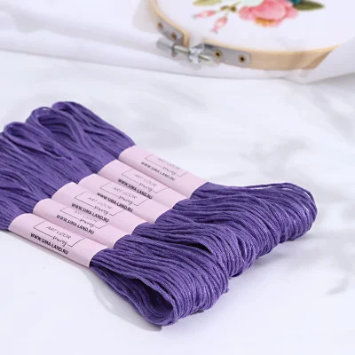 Нитки мулине 8±1м №3746, цена за 1шт., ярко-фиолетовый АУ 1361421