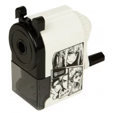 Точилка механ. Schoolformat АНИМЕ, корпус пластик ассорти с контейнером 252143