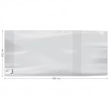 Обложка 222*455 для для рабочих тетрадей, дневников в тв. переплете, дидактических материалов, универсальная, Greenwich Line, ПВХ 110мкм, ШК 337046