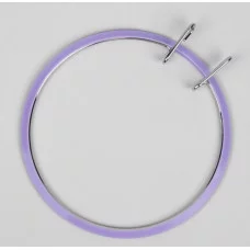 Пяльцы пластик с металлической застёжкой d17,5см сиреневый АУ 4693517