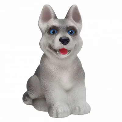 Резиновая игрушка Щенок Хаски С-1557  Огонек /30/ С-1557