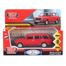 Машина металл ВАЗ-2104 ЖИГУЛИ длина 12 см, двери, багаж, 2104-12-RD