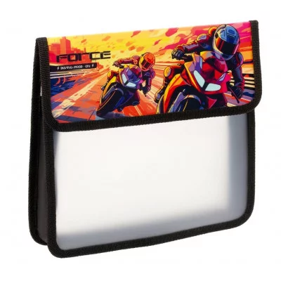 Папка для тетрадей 1 отделение, ArtSpace "Force", А5, пластик, на липучке 365783