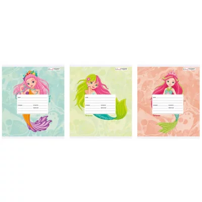 Тетрадь А5 12л "Русалочки" КанцЭксмо ТЧКЛ128994