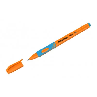 Ручка шариковая Berlingo "Initial", для правшей, светло-синяя, 0,7мм 371284