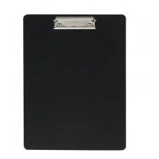 Планшет с зажимом OfficeSpace А4, 2000мкм, пластик (полифом), черный 340045