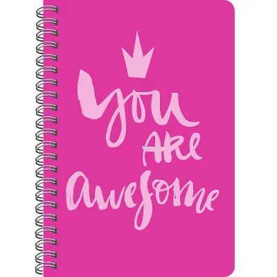 Тетради А5 на гребне 80 л LIGHT BOOK. Обл.: гибкий прозр.пластик, мотивирующие надписи. Подложка перепл. картон. Блок в клетку 70 г/м, скр. угл инд/уп LIGHT BOOK. Розовый ТПЛБ58048