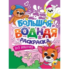 БОЛЬШАЯ ВОДНАЯ РАСКРАСКА. ДЛЯ ДЕВОЧЕК 978-5-378-34237-2