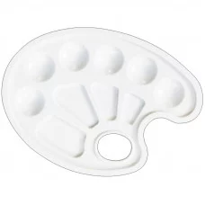 Палитра №1 Луч, овальная, пластик Луч 004858