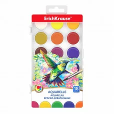 Краски акварельные ErichKrause 18 цветов 50582