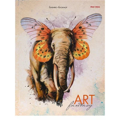 Бизнес-блокнот А5 80л. НЕОБЫКНОВЕННЫЙ СЛОН Б80-6705 пер.7БЦ, ПП-00189760