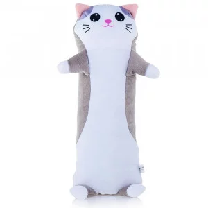 Кот Багет серый 75 см. 9.390.1