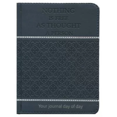 Ежедневник недатир.А6 160л.лин. АККУРАТНЫЙ УЗОР-4 син.кожзам тисн. 160-1099