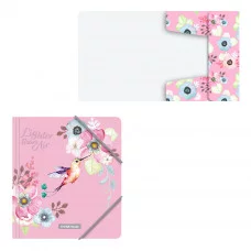 Папка для тетрадей на резинках пластиковая ErichKrause® Colibri, A5+  48730