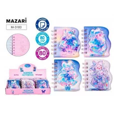 Блокнот "НЕО ДЕВОЧКИ", 1 шт, 10.5 х 9.2 см, 80 л. M3183